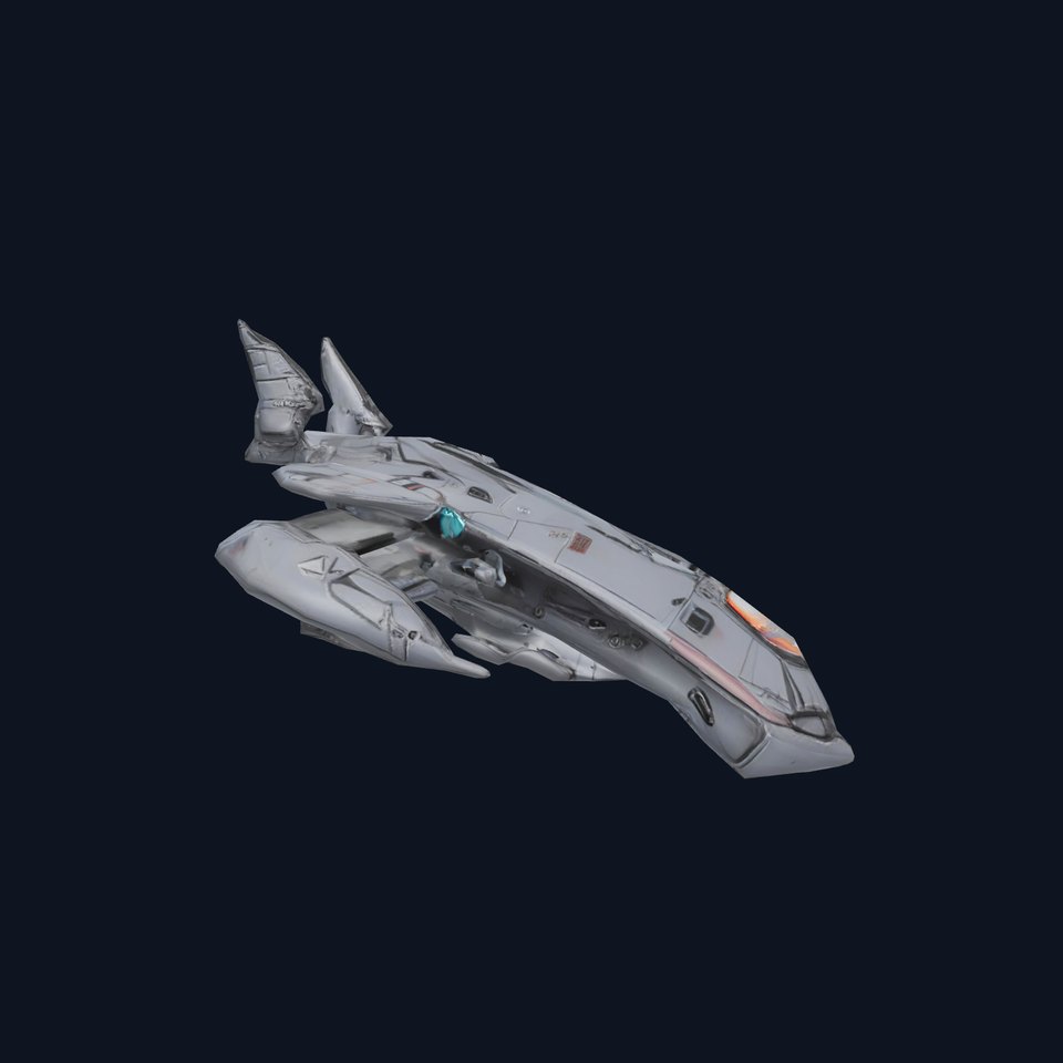 Sleek Spacefighter model pack